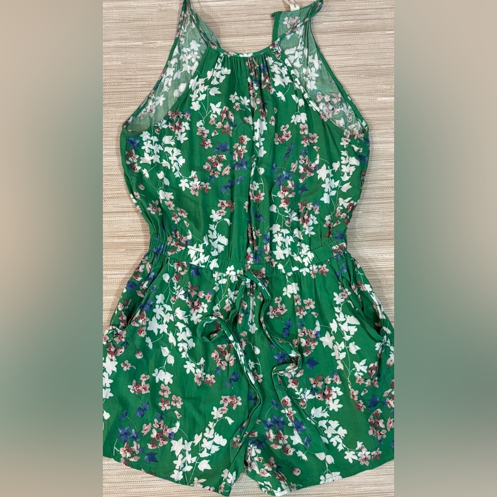 Bebop Green Floral Dress